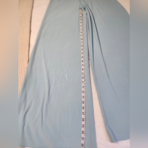 NWT Norma Kamali x REVOLVE Low Back Slip Jumpsuit in Powder Blue Size M - Picture 13 of 13